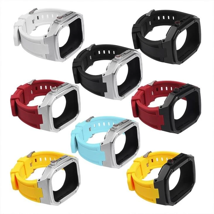 AP Design Metal Case With Band For Apple Watch 7/6 45mm 44mm