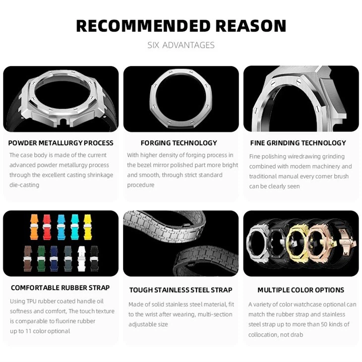 HUAWEI GT Syber Stainless Steel Case Silicone Band Strap Watch Case